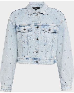 Generation Love Toddie Embellished Denim Jacket - Blue