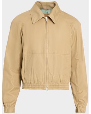 Dries Van Noten Apos;S Reversible Cotton Twill Jacket - Natural