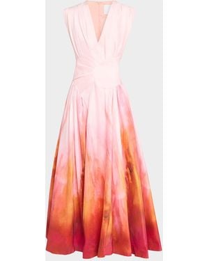 Acler Innoxhill Ombré Maxi Dress - Pink