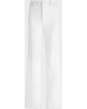 Alice + Olivia Alexander Twill Sateen Pants - White