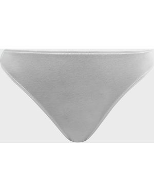 Skin Galen Whisper Weight High-leg Bikini Briefs - Brown