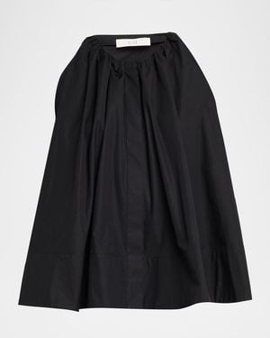 Co. Sleeveless Gathered Tunic Shirt - Black