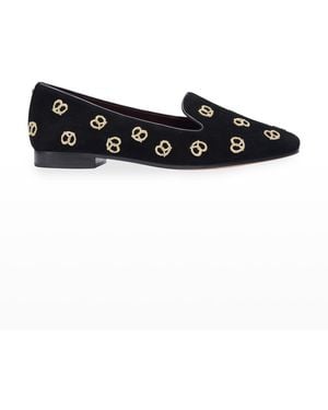 Kate Spade Lounge Mini Pretzels Flats - Black