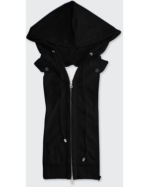 Veronica Beard Hoodie Dickey - Black