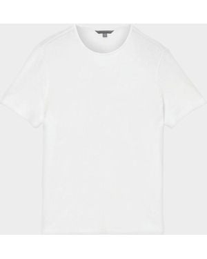 John Varvatos Apos;S Stanley Textured Pima Cotton T-Shirt - White