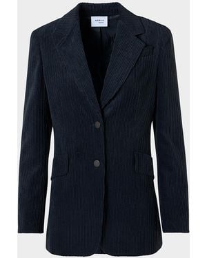 Akris Punto Techno Corduroy Blazer - Blue