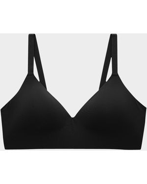 Thirdlove 24/7 Classic Wireless Microfiber T-Shirt Bra - Black
