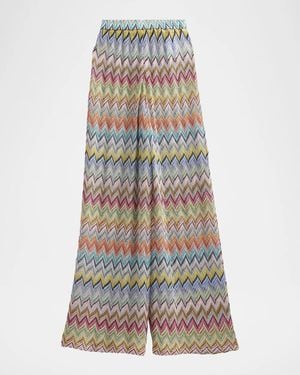 Missoni Floral Print Pants - White