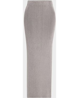 IRO Carlota Ribbed Skirt - Gray