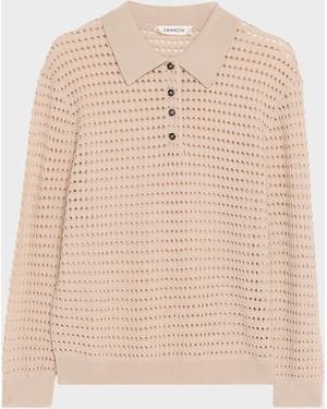 Zankov Long-Sleeve Polo - Natural