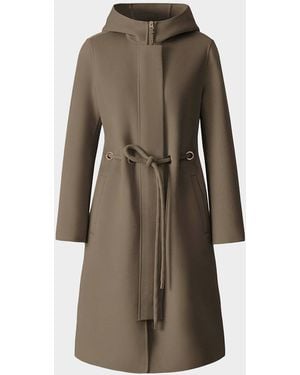 Mackage Blithe Handmade Wool Coat - Natural