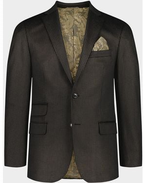 Robert Graham Apos;S Colden Houndstooth Single-Breasted Sport Coat - Black
