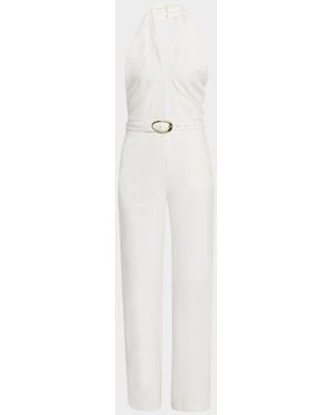 Generation Love Hallie Lightweight Halter Jumpsuit - White