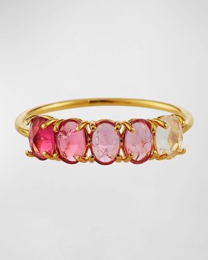 Tai Birthstone Rock Crystal Ring - Pink