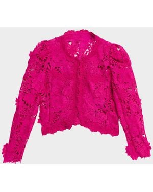 Generation Love Bondi Floral Lace Jacket - Pink