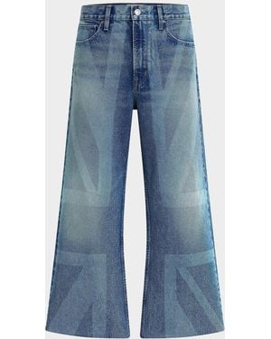 Hudson Jeans Luca Wide-Leg Jeans - Blue