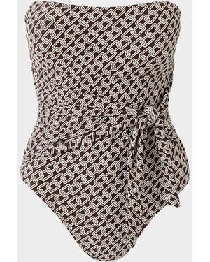 Melissa Odabash Munich Strapless One-Piece Swimsuit - Multicolor