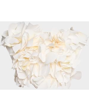 Acler Jackhill Floral Appliqué Top - Natural