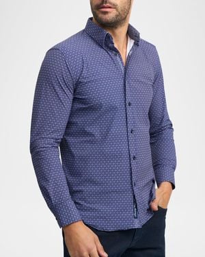 Robert Graham Moreno Sport Shirt - Blue