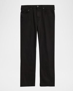 PAIGE Doheny Relaxed-Straight Transcend Vintage Jeans - Black