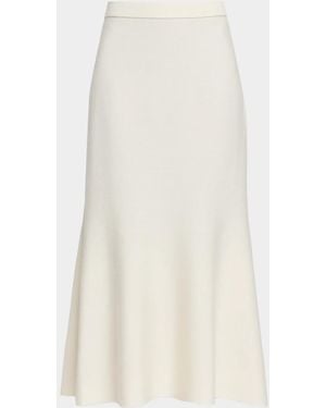 Jonathan Simkhai Kasey Knit Midi Skirt - White