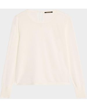 Kobi Halperin Jaylyn Lightweight Crewneck Sweater - Natural