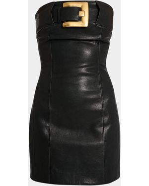 chinese dress ladies Balmain Belted bustier dress – Luisa World main image 1