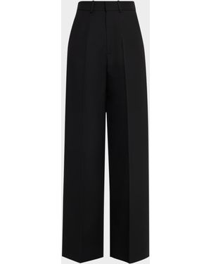 Dice Kayek High-Rise Wide-Leg Pants - Black