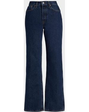 RE/DONE 90S High-Rise Loose Jeans - Blue