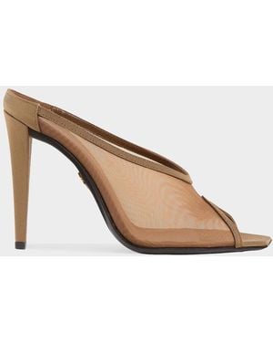 Giuseppe Zanotti Brivido 105Mm Mesh Mules - White