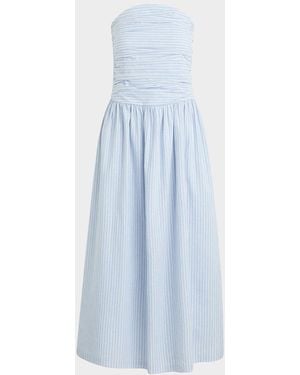 Joe & apos;s Jeans The Reina Strapless Maxi Dress - Blue