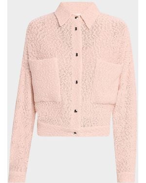 IRO Shavani Bouclé Jacket - Pink
