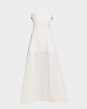FFORME Neneh Sleeveless Flared Midi Dress - White