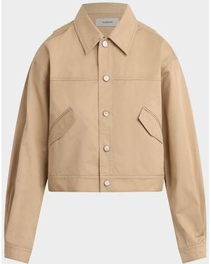Hudson Jeans Gigi Swing Denim Trucker Jacket - Natural