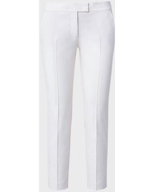 Akris Punto Frankie Stretch-Cotton Pants - White