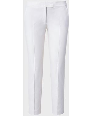 Akris Punto Frankie Stretch-Cotton Pants - White