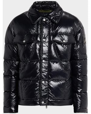 Moose Knuckles Apos;S Briar Quilted Down Shirt Jacket - Blue