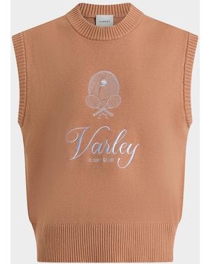 Varley Avis Namesake Knit Vest - Brown