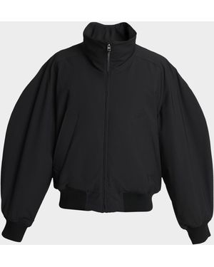 Jacquemus Apos;S Aero Boxy-Fit Padded Bomber Jacket - Blue