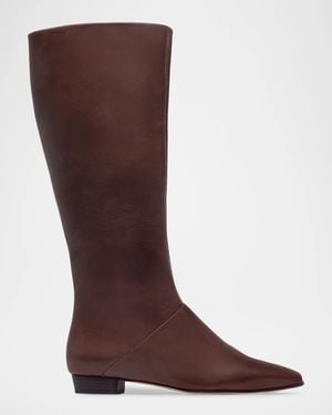 Bernardo Ramona Leather Knee-High Boots - Brown