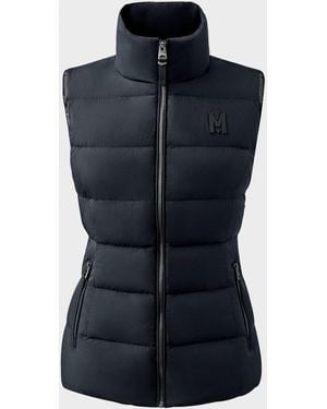 Mackage Gisela Down Zip Vest - Blue