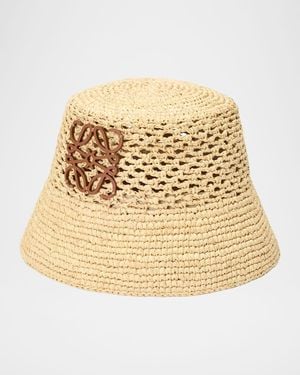 Loewe X Paula & Apos;S Ibiza Anagram Bucket Hat - Natural