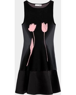 Ph5 Senna Needle Punch Dress - Black