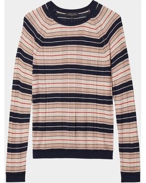 Rag & Bone Teresa Striped Silk-Blend Sweater - Multicolor