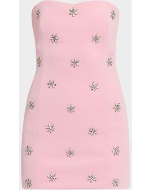 Generation Love Pixie Strapless Crystal-Embellished Mini Dress - Pink