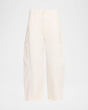 Jamie Haller The Baggy Painter Cropped Pants - White