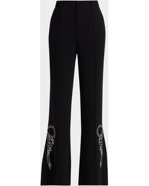 Cinq À Sept Abeline Cascading Ribbon Pants - Black