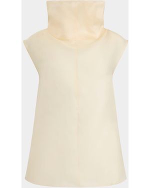 Altuzarra Blaine Sleeveless Silk Top - Natural