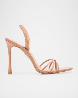 retroféte Anabel 105Mm Leather Slingback Sandals - Pink
