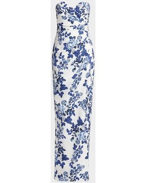As It May Colette Sweetheart Gown - Blue
